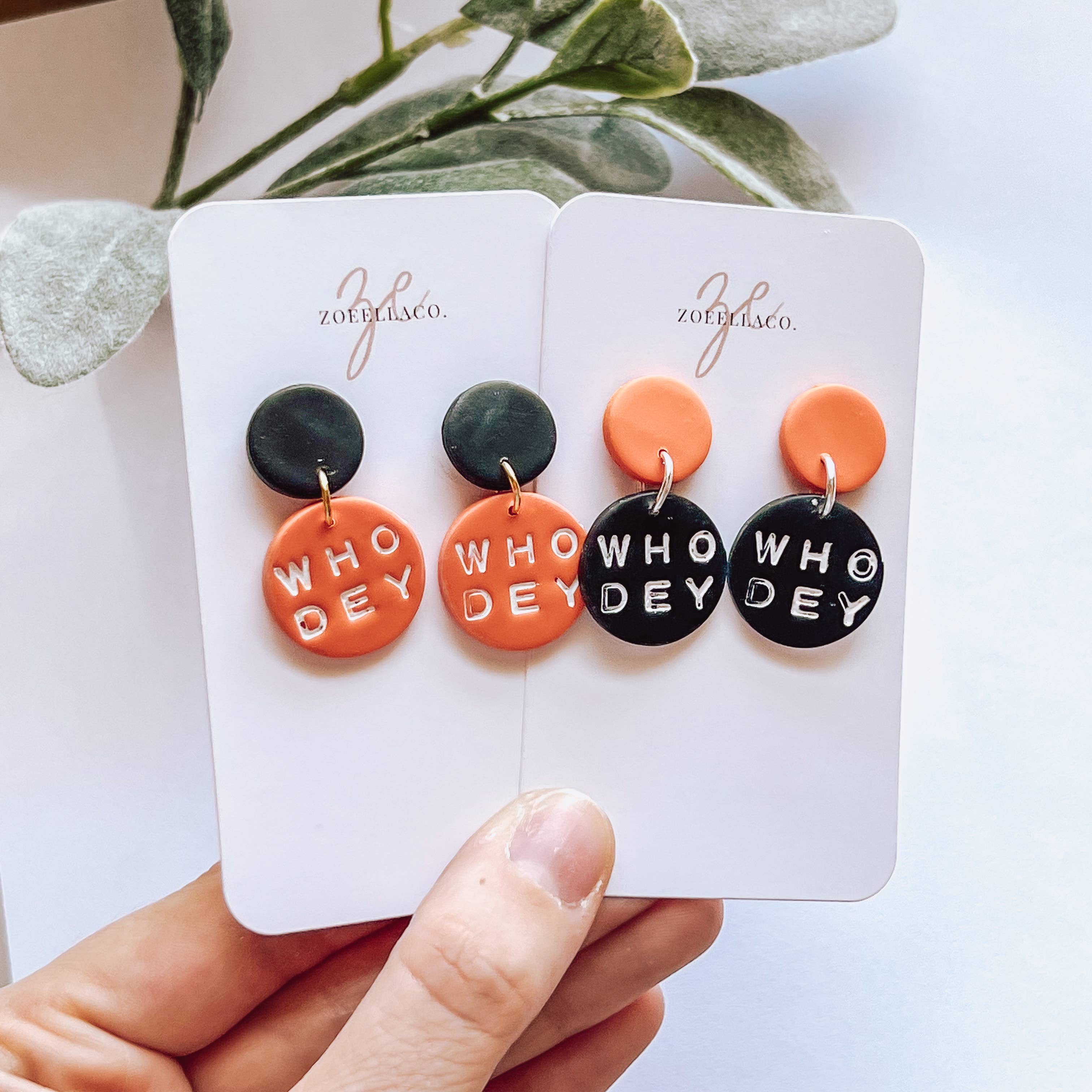 ZoeEllaCo - Wholesale Dangle Earrings - Who-Dey1