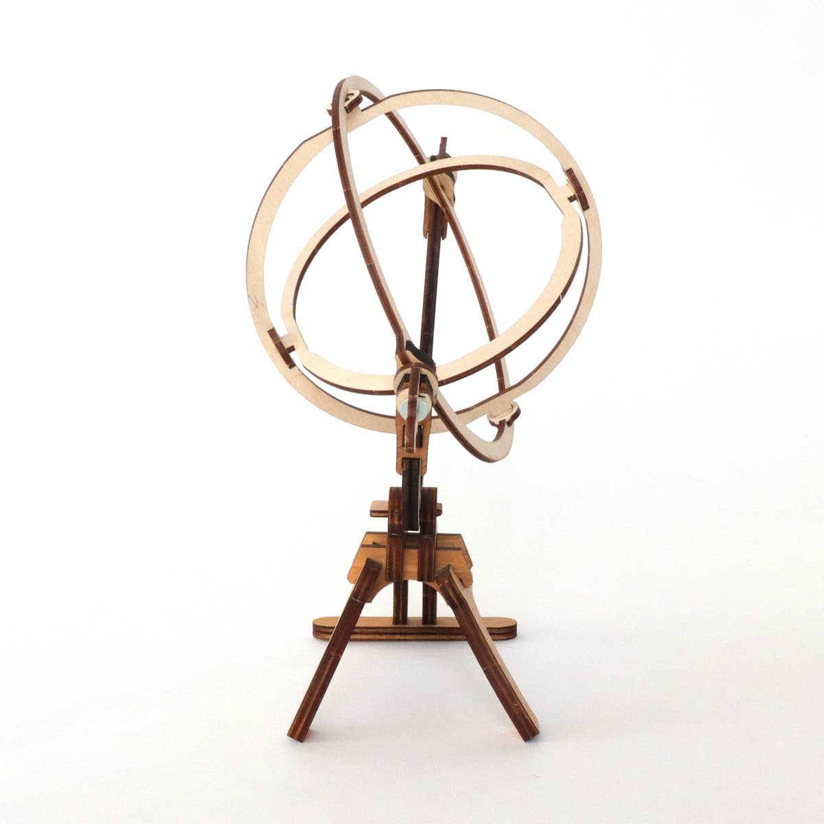 Dahimo - Vente Kit de bricolage - Suspension à Anneaux Leonardiana - Modèle en bois2