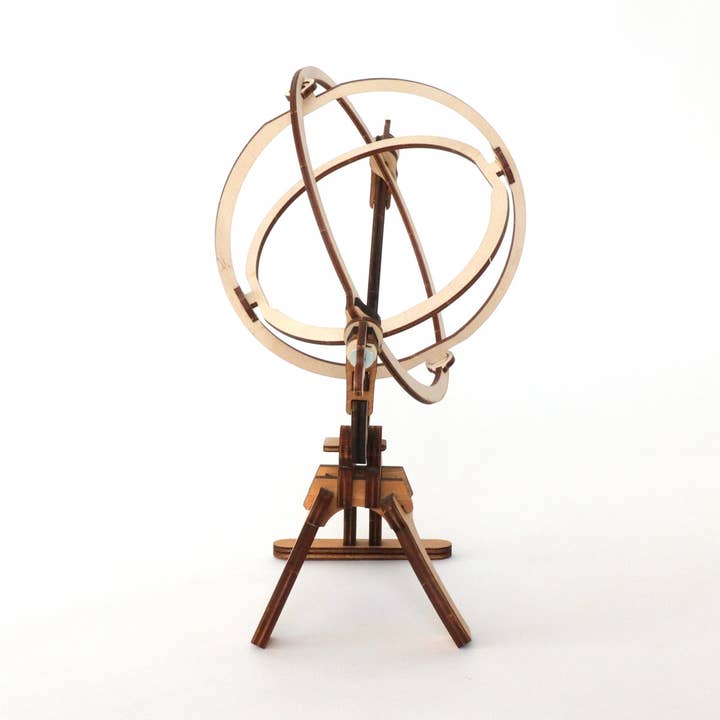 Dahimo - Vente Kit de bricolage - Suspension à Anneaux Leonardiana - Modèle en bois2