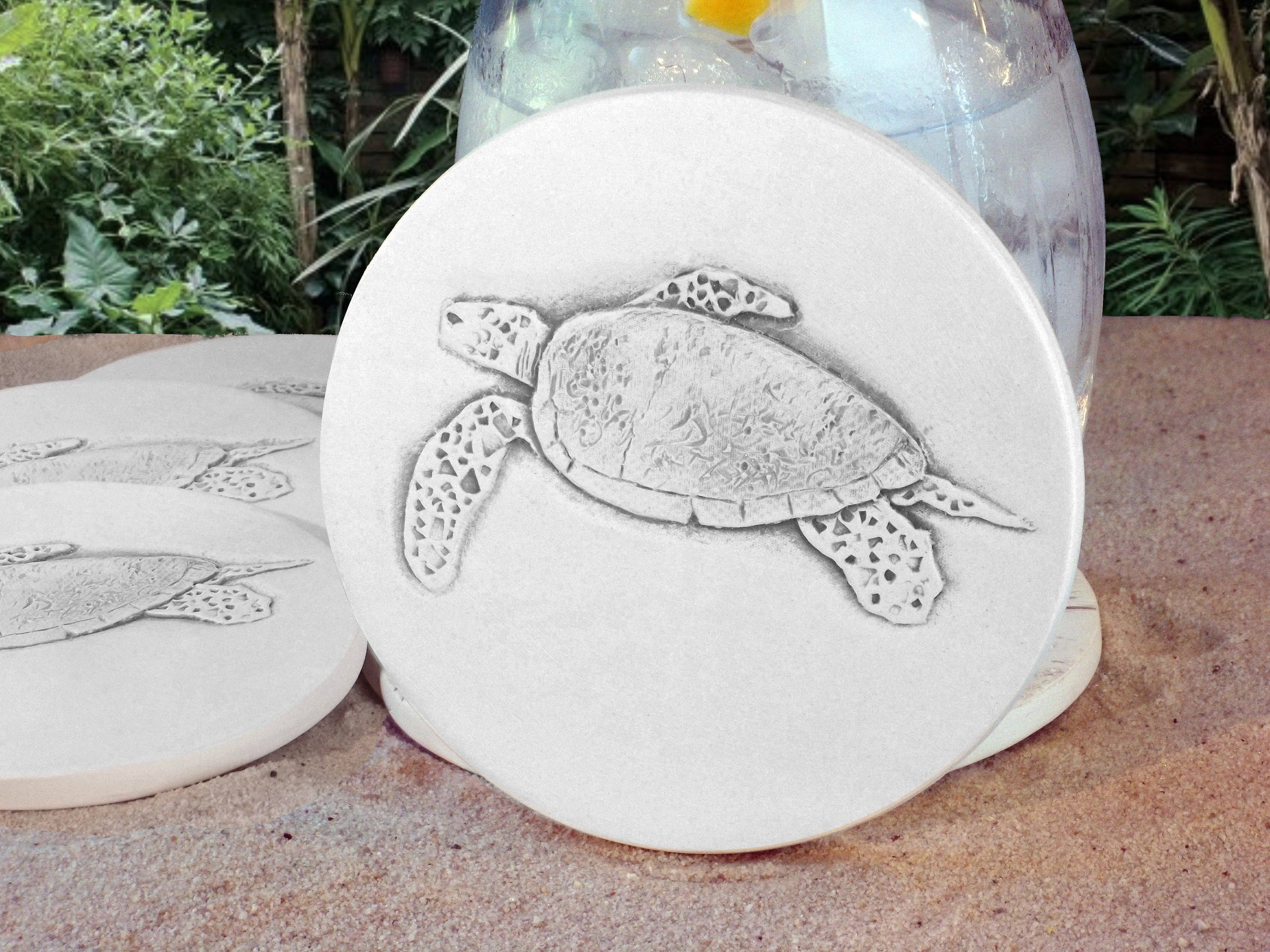 McCarter Coasters - Wholesale Coasters - Sea Turtle Drink Coasters1