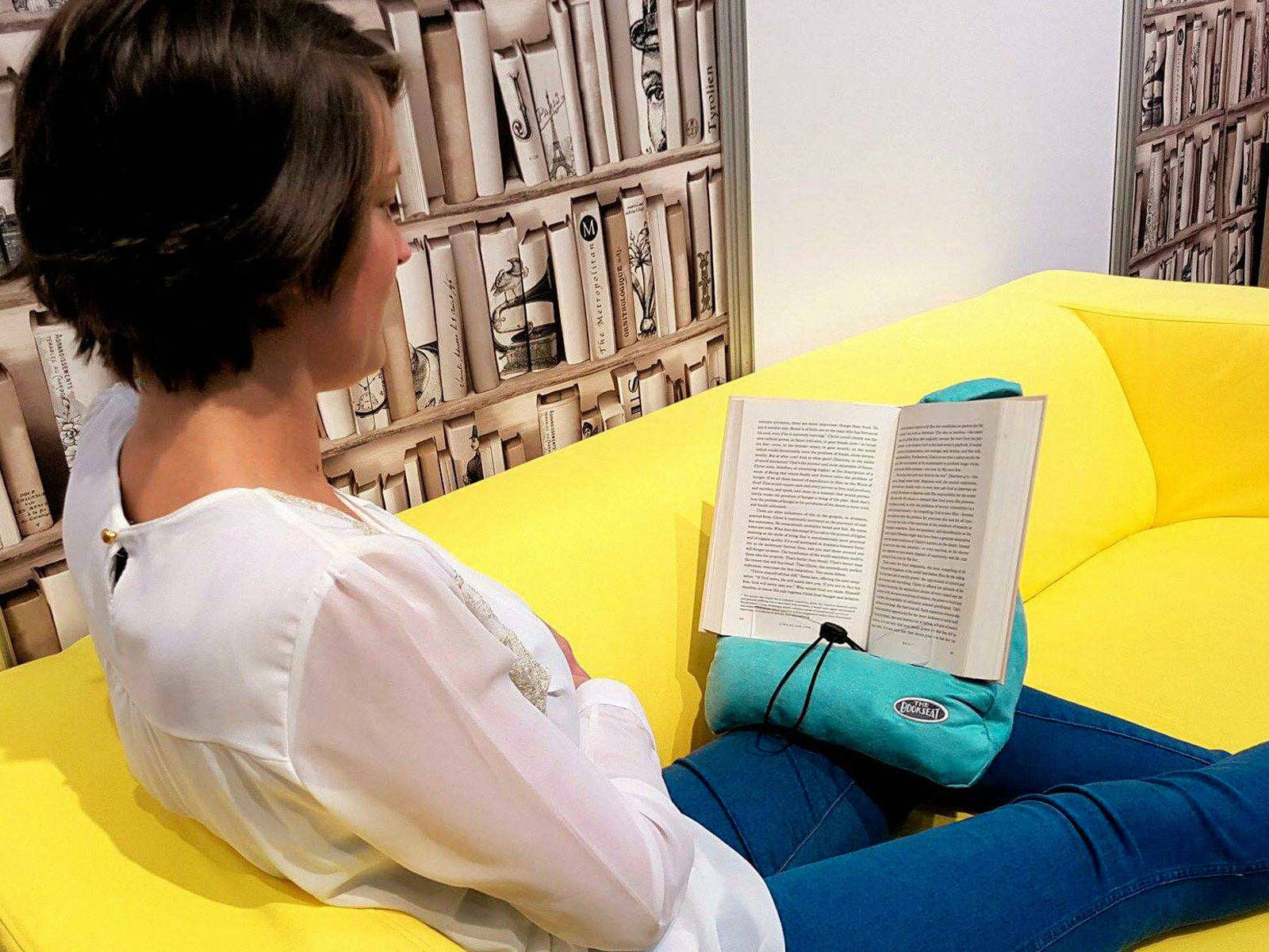 The Book Seat - Wholesale Book Holder - The Book Seat - Book Pillow - Turquoise2