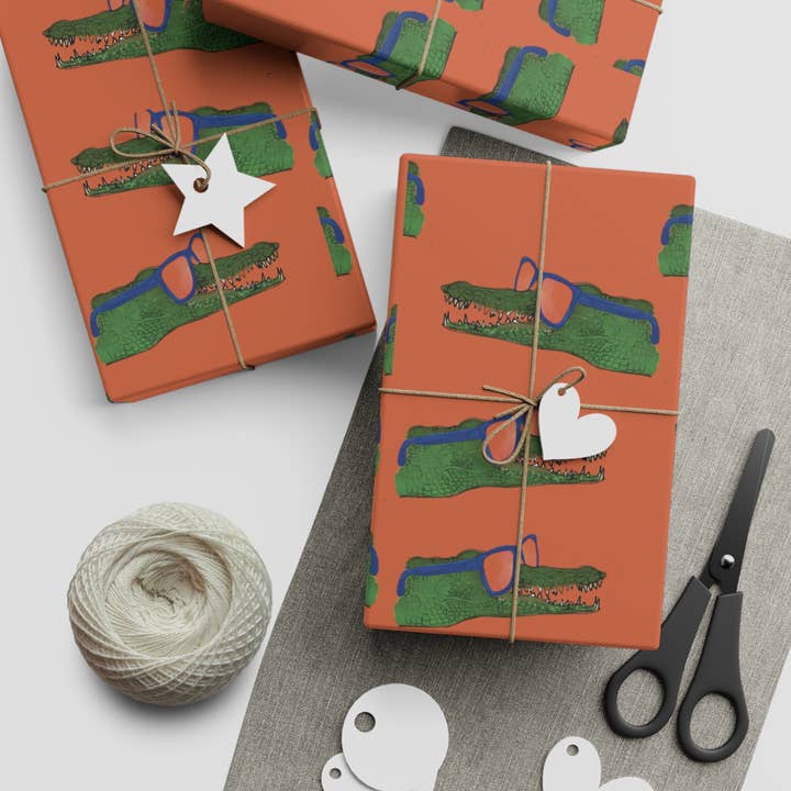 5' Roll - Alligator Wearing Sunglasses for wholesale by Hey Y'all Party