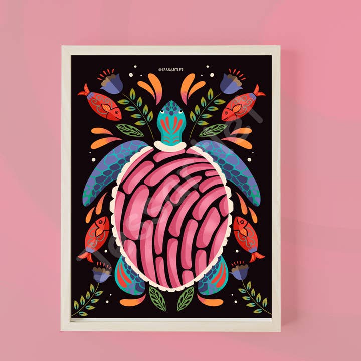 Tortuconcha Print for wholesale by Jessartlet Illustrations