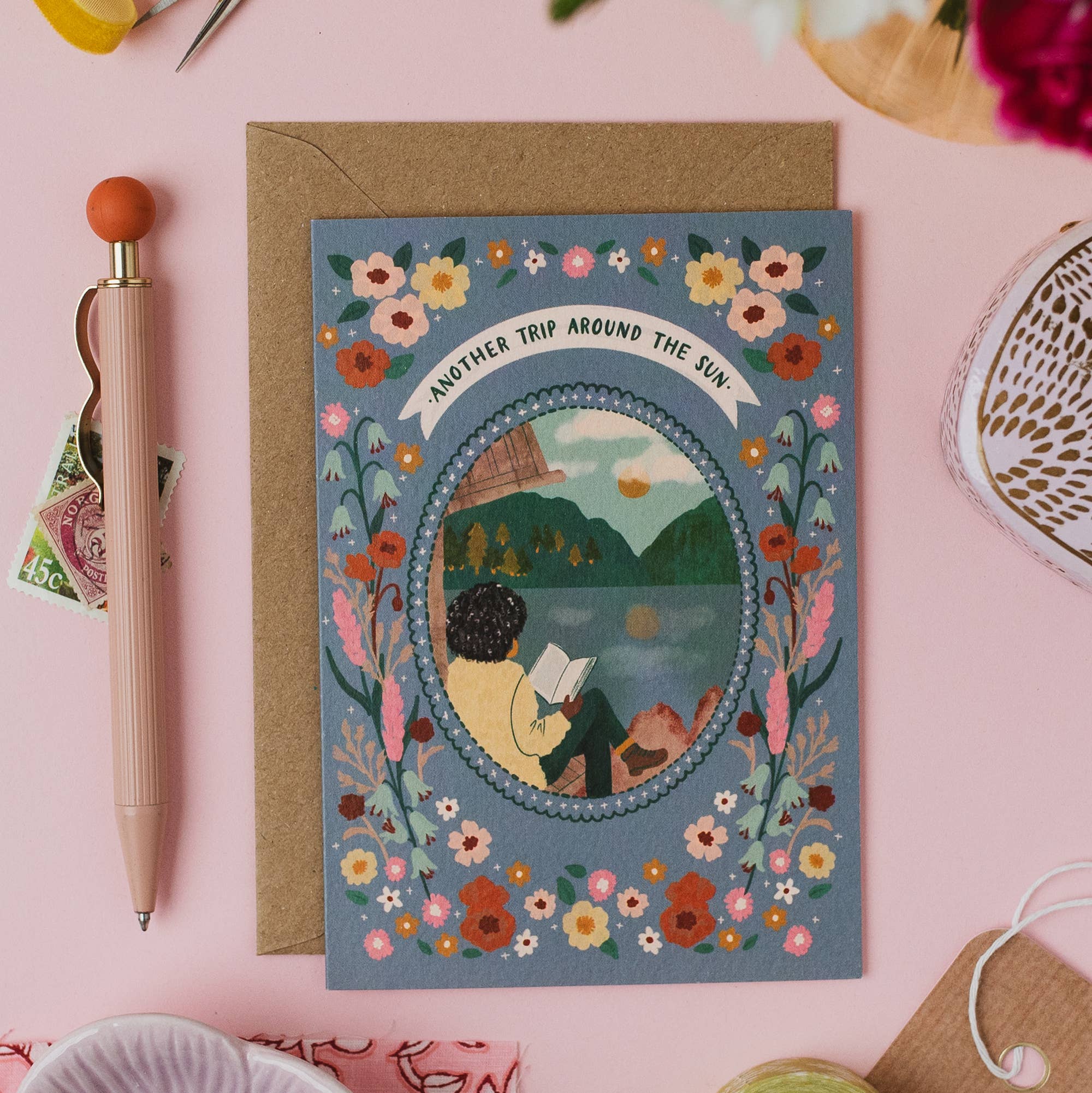 Jessie Maeve Studio - Wholesale Birthday Card - Wild Adventure Birthday Card - Another Trip Around The Sun6