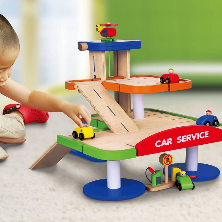 Trade Toys Limited - Wholesale Toy Set - Kids - Viga Garage Set