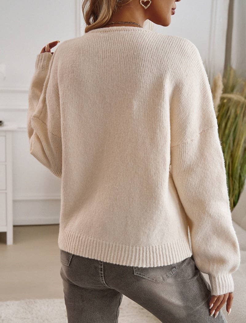 Masyal - Venta al por mayor Jersey de punto - Mujer - Jersey de punto abierto con lazo en la parte delantera4