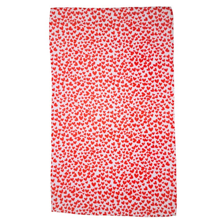 Valentine's Day XOXO Hearts Waffle Towels - Home Decor for wholesale by Driftless Studios