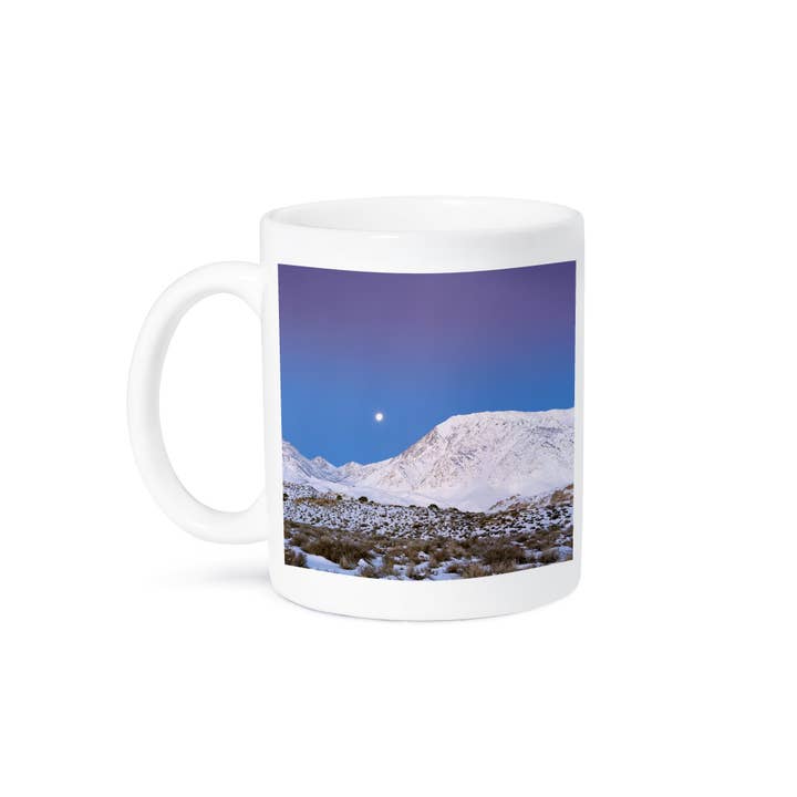 3dRose - Wholesale Coffee Mug - 3dRose, USA, California. Moonrise over Sierra Nevada Mountains., Mug8