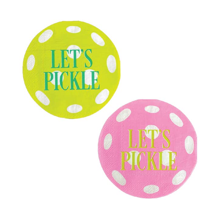Pickleball Social Club Let's Pickle Cocktail Napkins for wholesale by Jollity & Co. + Daydream Society