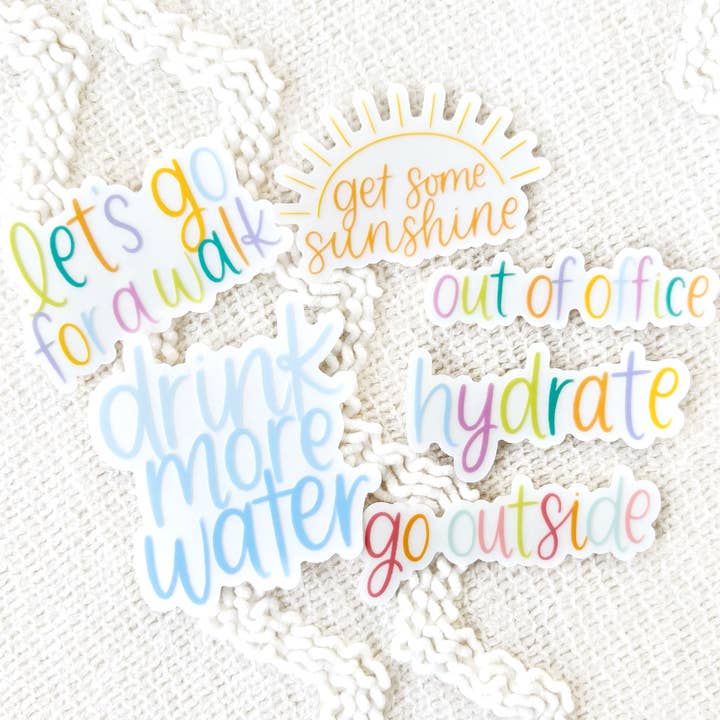 Elyse Breanne Design - Wholesale Sticker - Get Some Sunshine Sticker, 3x2 in.