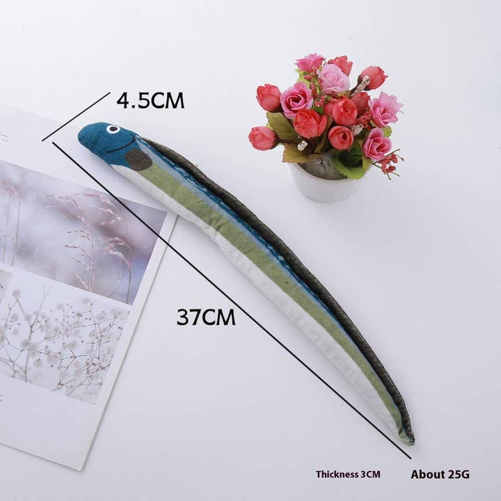 PAWPAWwholesale - Wholesale Pet Toy - Cat - Crinkle Catnip Eel Toy for Interactive Play_CWMM54002