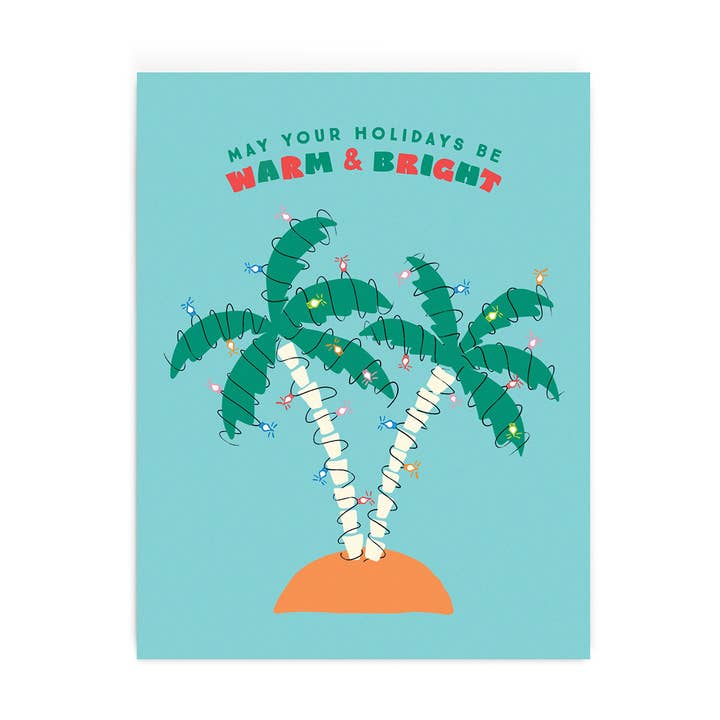 Holiday - Warm & Bright Palm Trees for wholesale by Nico Made by Nicole Ferrara