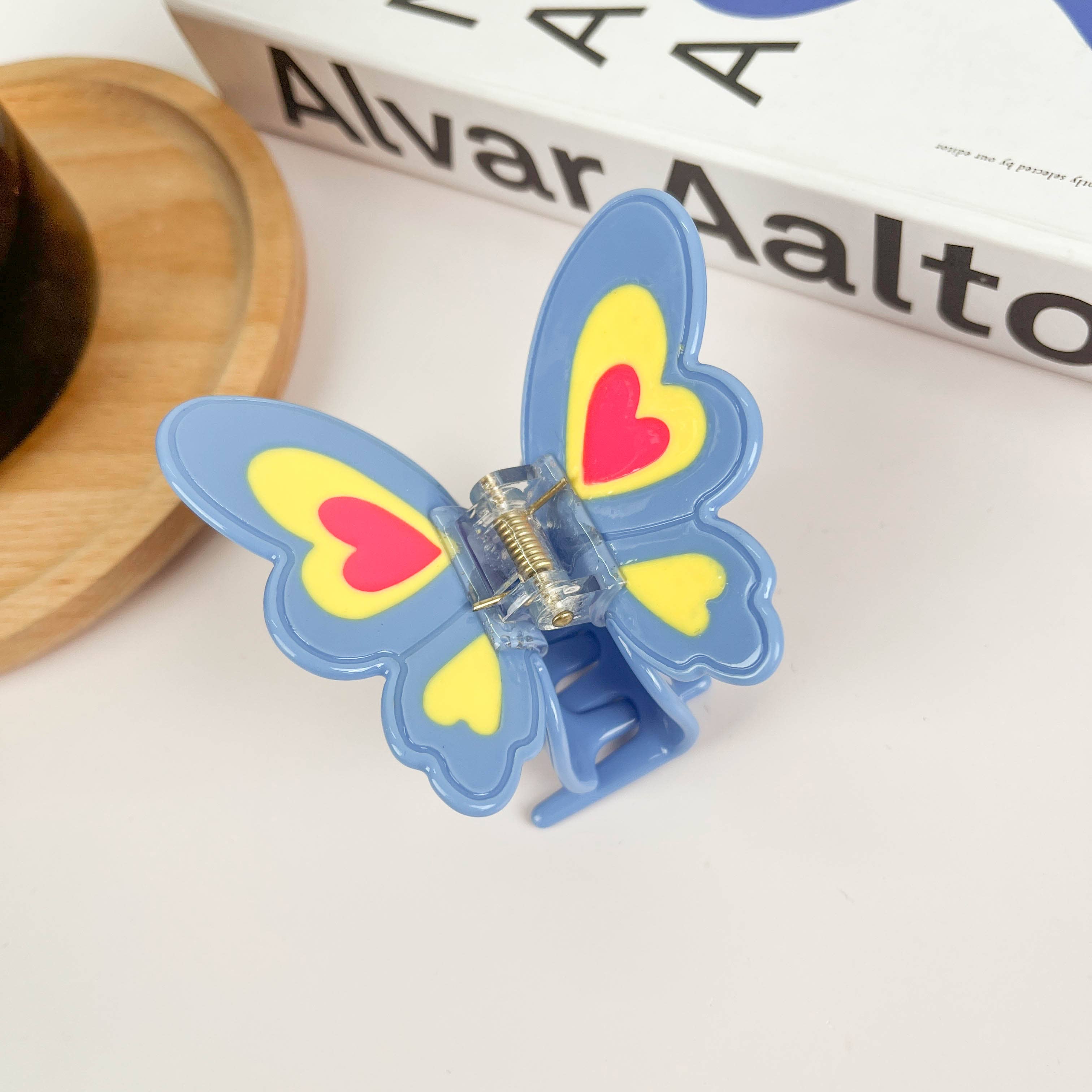 TheDivaSoap - Wholesale Hair Clip - Women's - Acetate Butterfly Hair Clip,Blue Cartoon Claw Clips5
