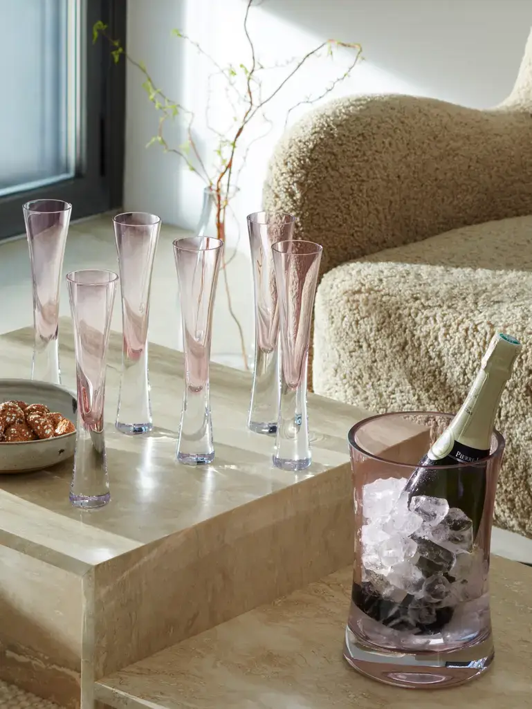 LSA International – wholesale Champagne flute – Moya Champagne Flute 170ml Blush x 23