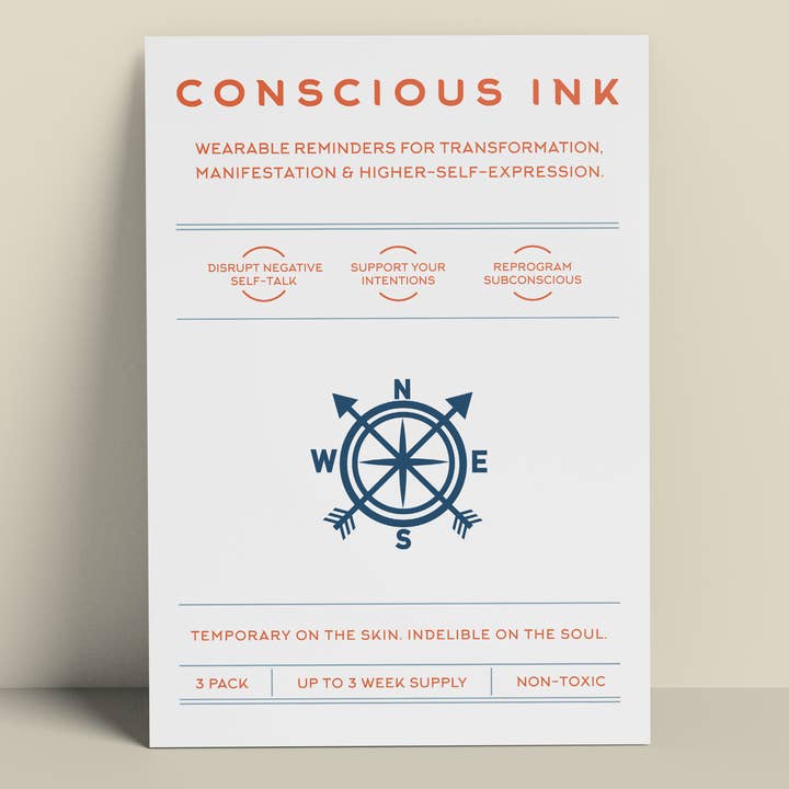Tatuaje Brújula para venta al por mayor de Conscious Ink