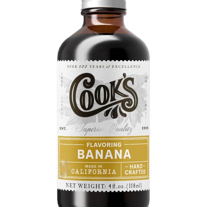 Cook Flavoring Company - Wholesale Vanilla/Fruit Extract - Natural Banana Flavoring