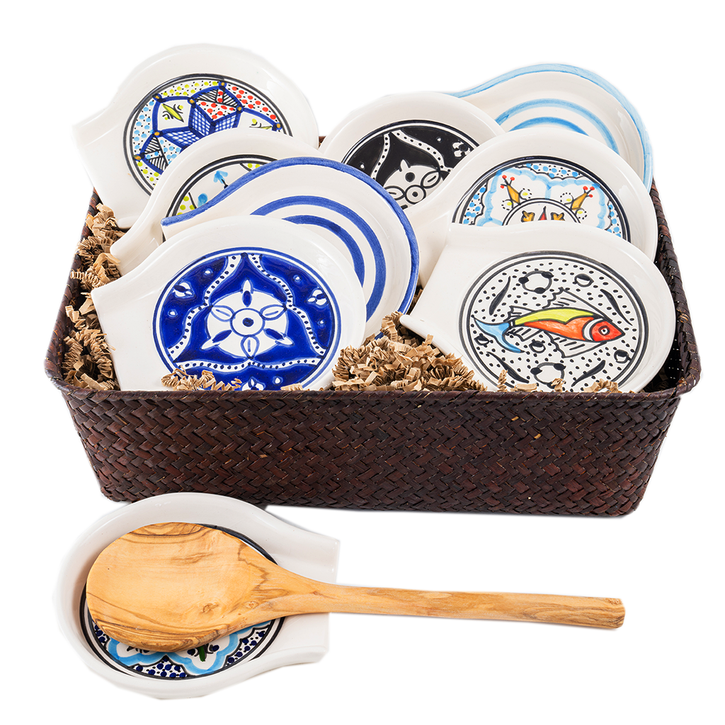 Sobremesa - Vendita all'ingrosso Poggiamestolo - Set da 24 poggia cucchiai assortiti1