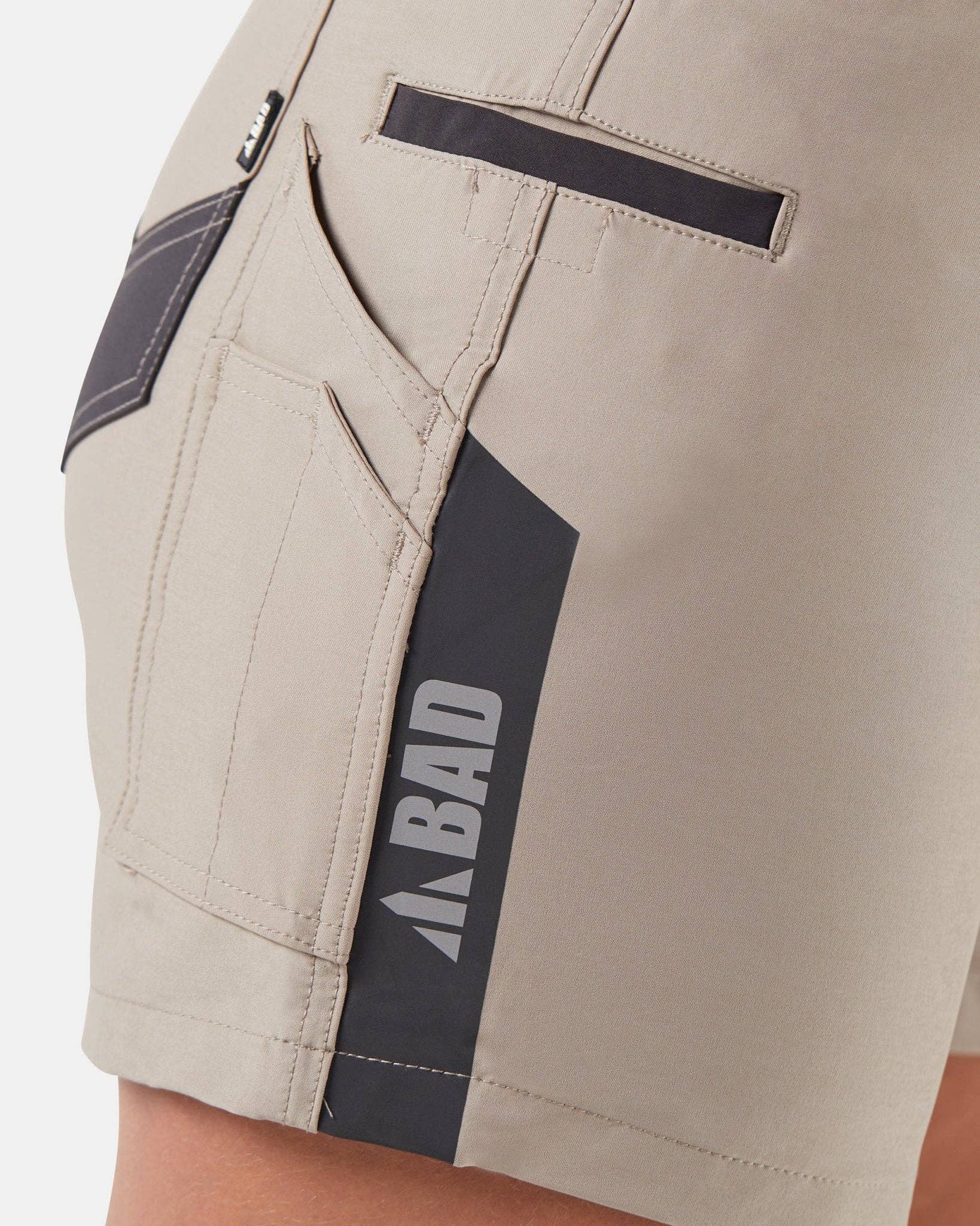 BAD WORKWEAR - Wholesale Shorts - Women's - BAD WOMENS NEXT™ WATERPROOF ELASTIC WAIST SHORT SHORTS22