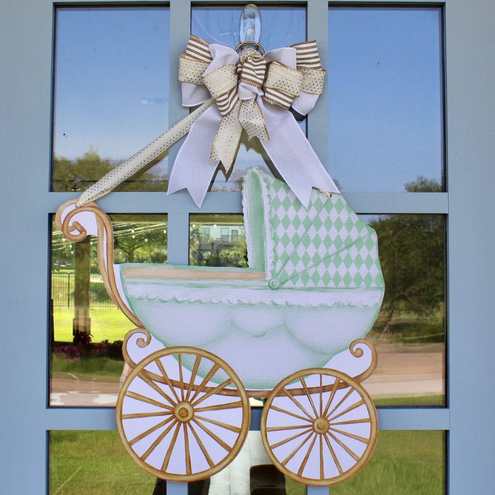 Front Porch Elegance - Wholesale Door Hanger - Welcome Baby- Door Hanger4