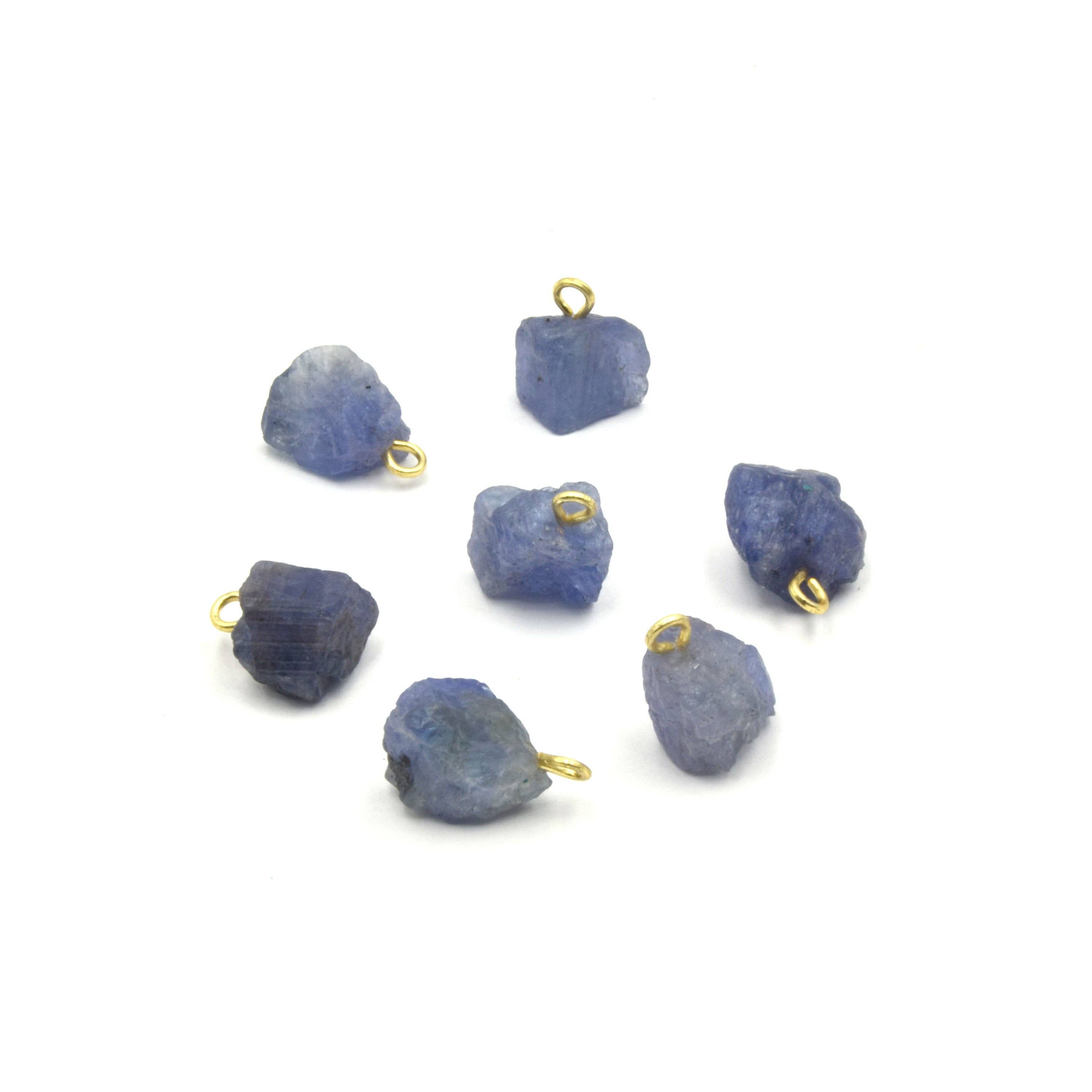 Only Beads - Wholesale Individual charm/pendant - Natural Raw Gemstone Charms - Birthstone Pendants11