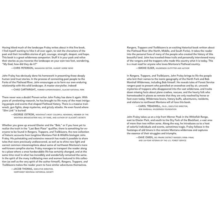 Farcountry Press - Wholesale History & Geography - Rangers, Trappers, and Trailblazers1