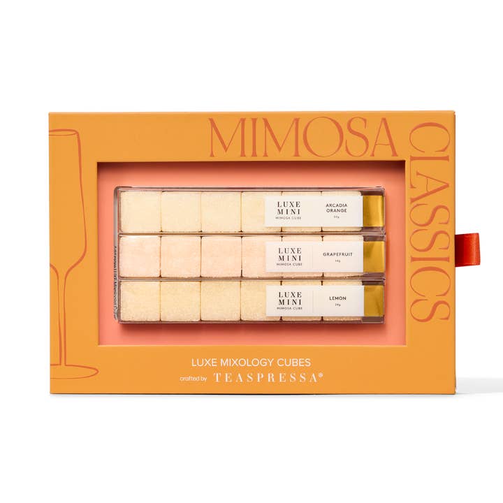 TEASPRESSA | LUXE Mixer Cube - Wholesale Cocktail Mix/Syrup - Passport to: Mimosa Kit (Limited Edition)