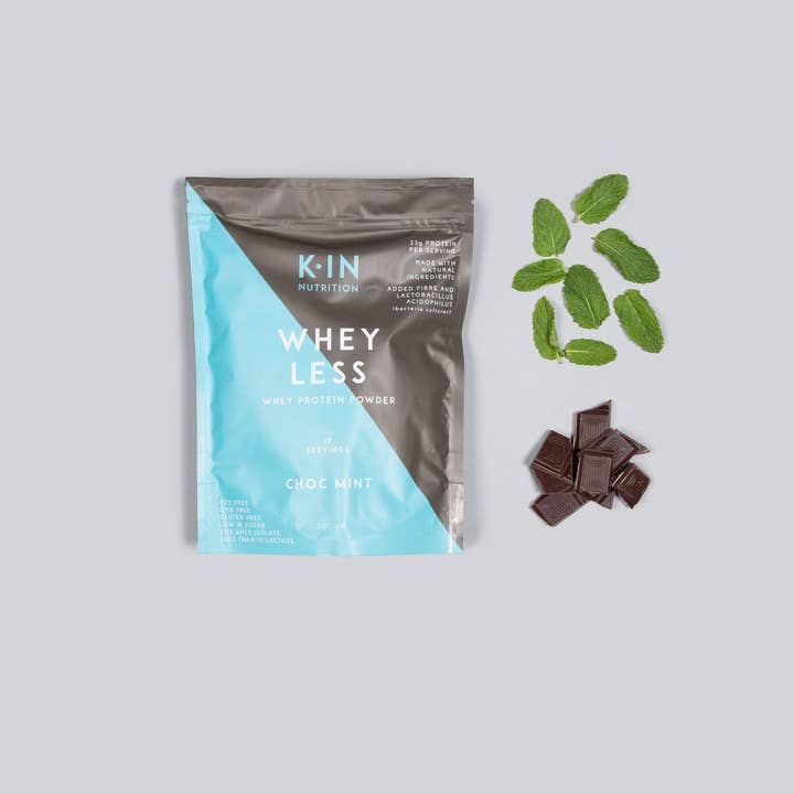 Kin Nutrition - Wholesale Protein/superfood powder - Whey Less Whey Choc Mint Protein Powder 500g1