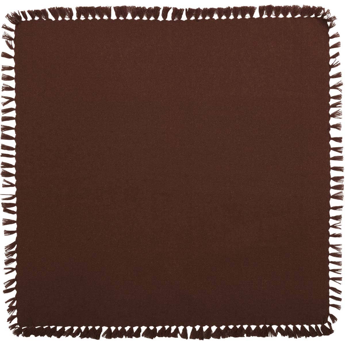VHC Brands - Wholesale Dinner & Cloth Napkin - Cassidy Burgundy Napkin Set of 6 18x182