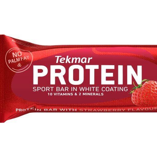 Gourmandise - Wholesale Snack Bar - Protein bar Strawberry flavour TEKMAR0