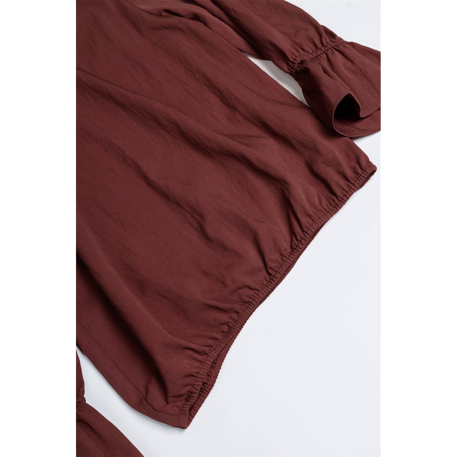 Naked Zebra - Wholesale Blouse - Women's - Long Sleeve Cinched Mock Neck Blouse28