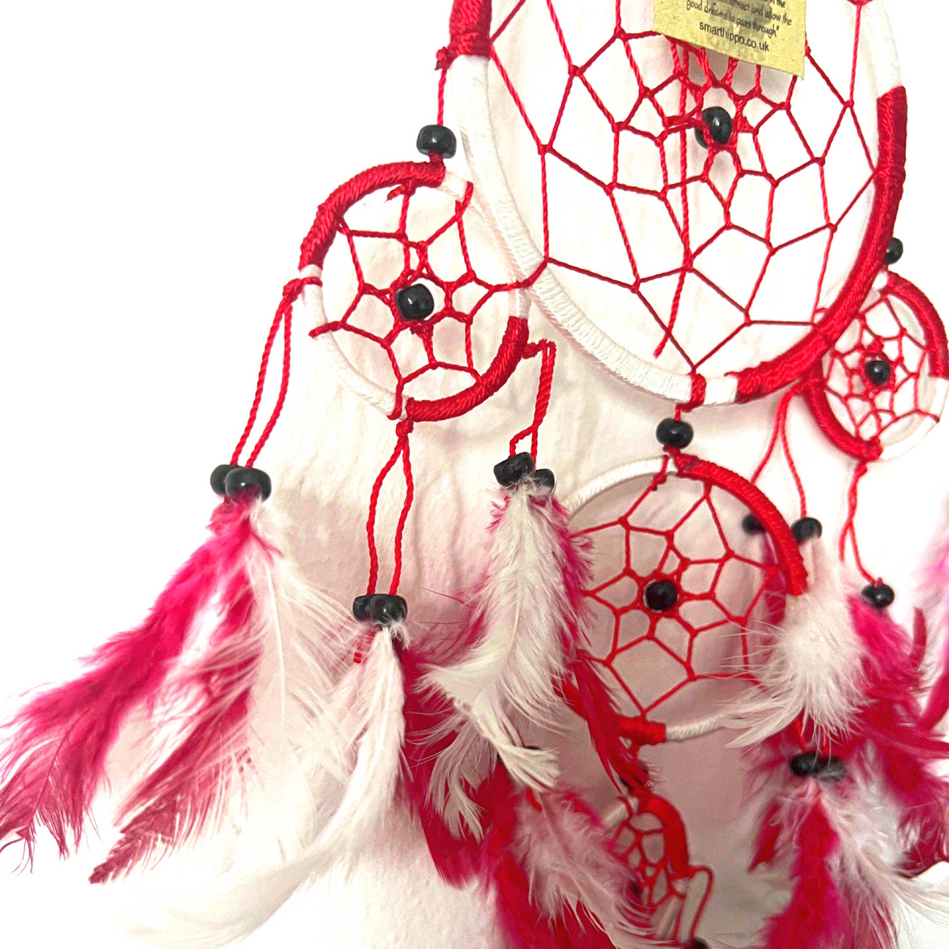 The Perfect Gift Shop UK Limited - Wholesale Dream Catcher - ARSENAL LIVERPOOL RED & WHITE ROUND FOOTBALL DREAM CATCHER1