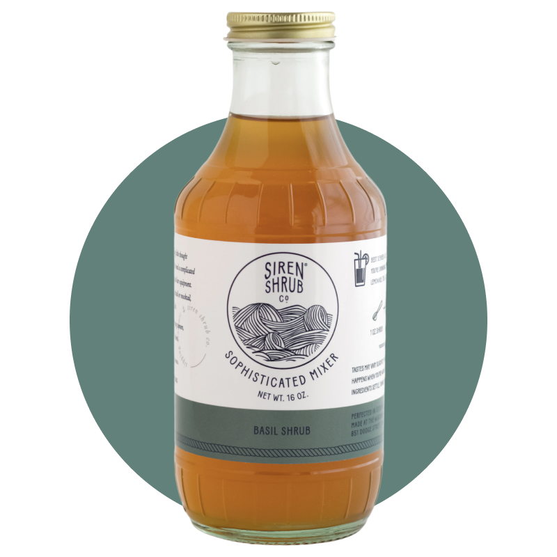 Siren Shrub Company LLC - Wholesale Soda/Carbonated Drink - Basil Shrub1