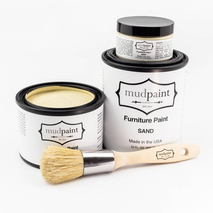 MudPaint - Wholesale Paint Set - Sand - MudPaint Clay Furniture Paint11