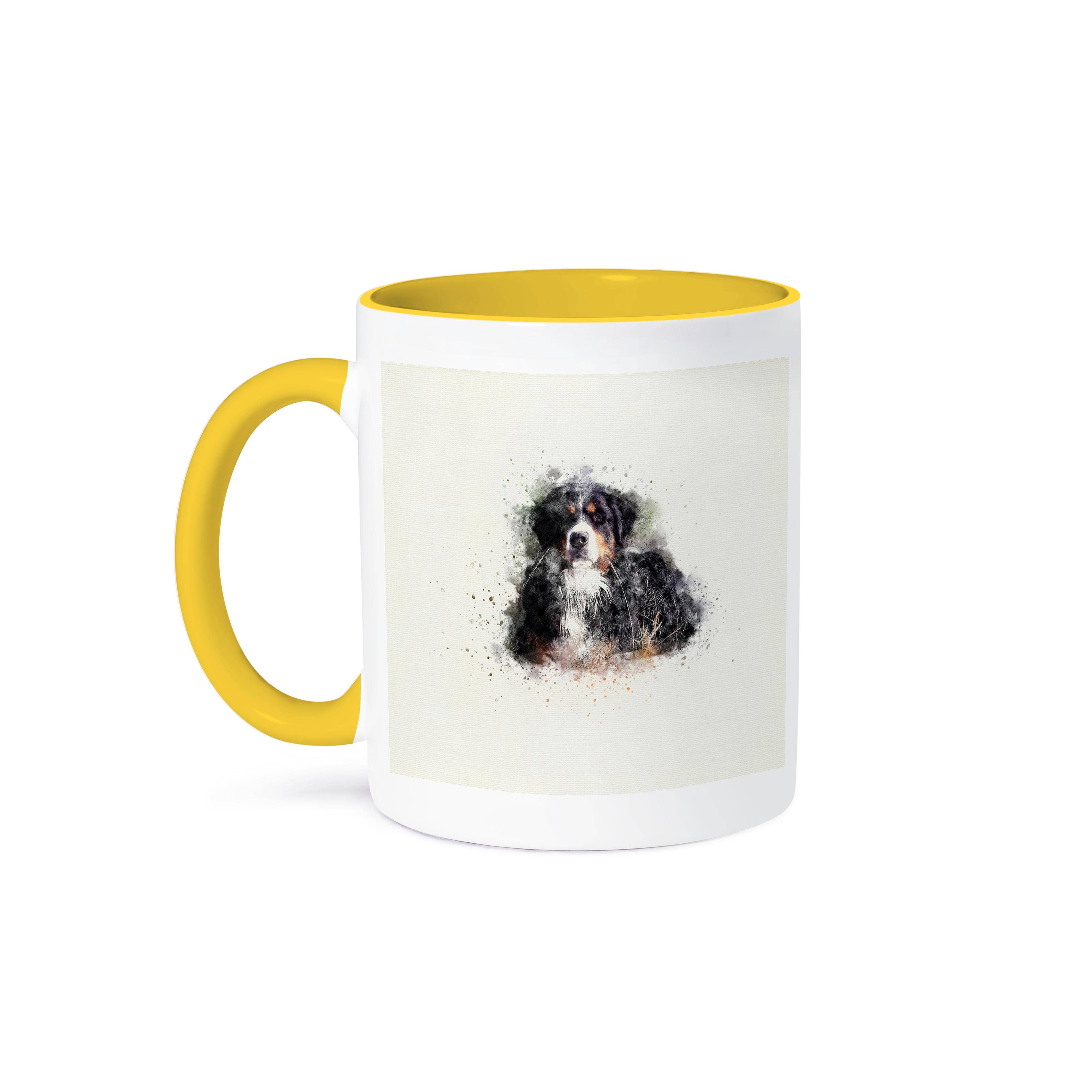 3dRose - Wholesale Coffee Mug - 3dRose, Trendy Cute Animal Dog Watercolor Illustration-St. Bernard, Mug0