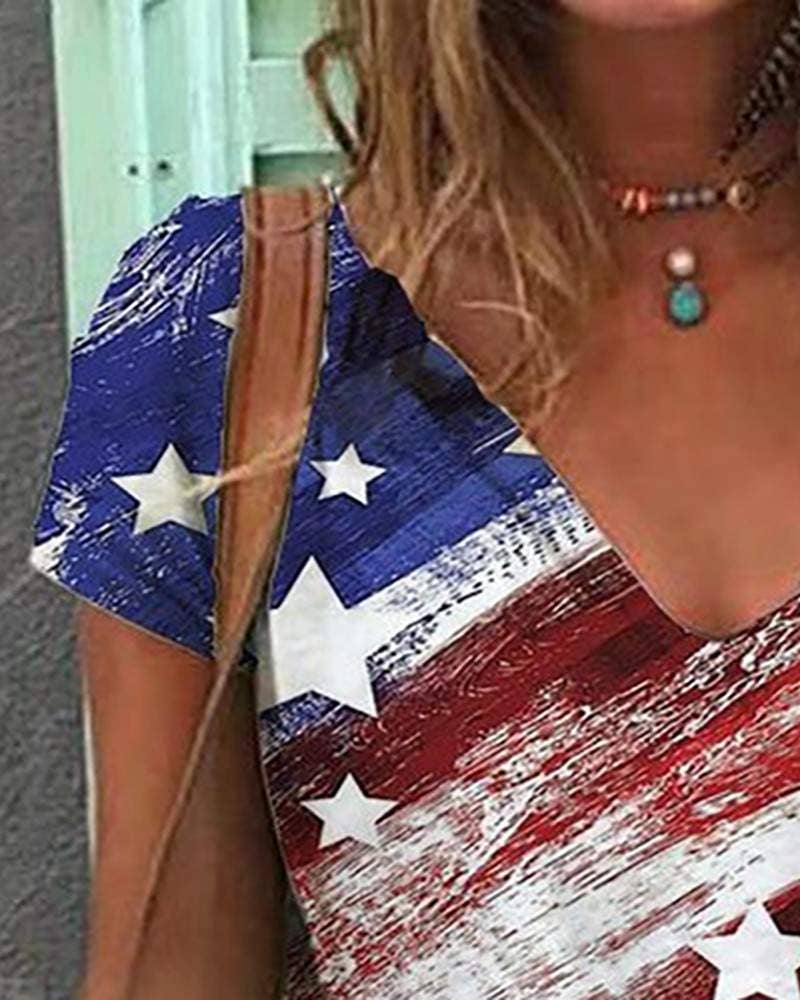 Fashion Combination - Vente Chemisier – femme - t-shirt à manches courtes à imprimé étoiles1