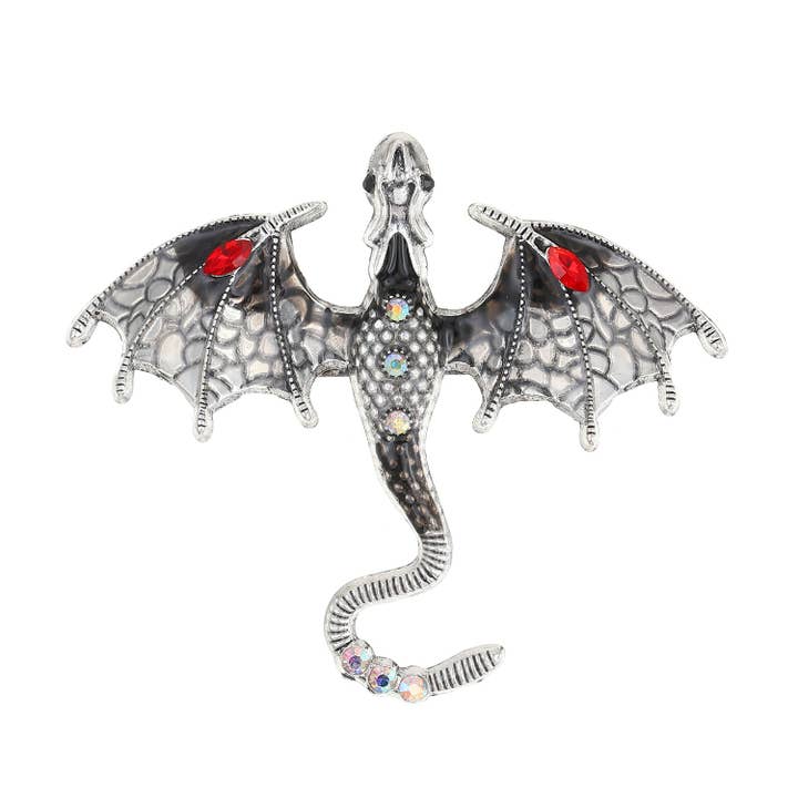 SALINA TRADING INC - Wholesale Brooch - Vintage Colorful Dragon Enamel Brooch Pin for Men and Women2