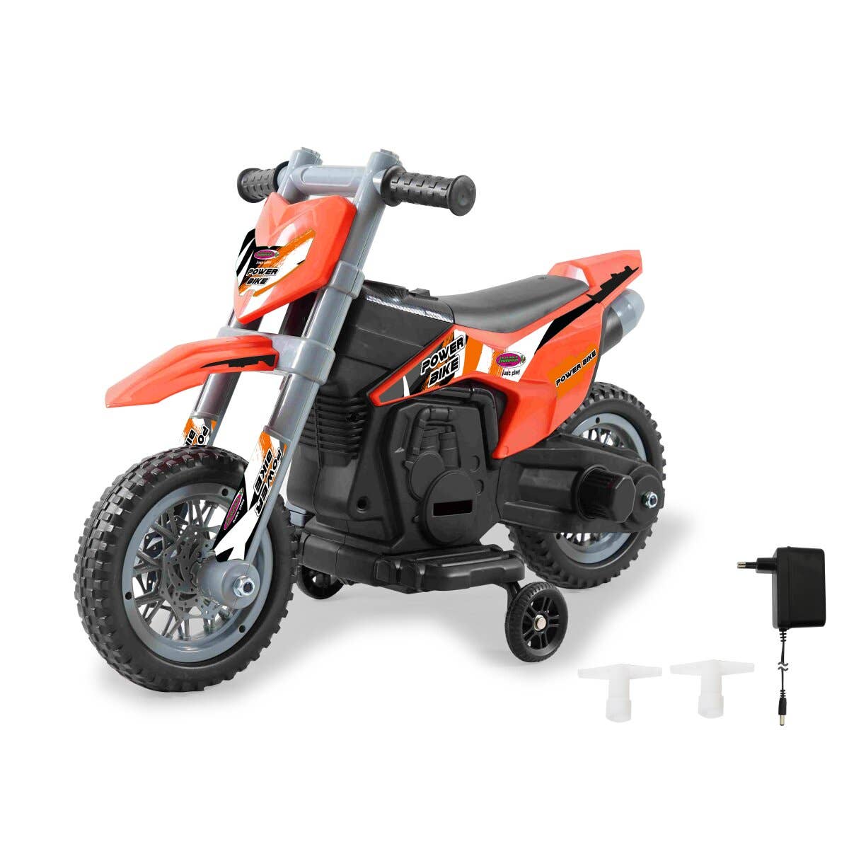 mhw24 - Wholesale Bike/Scooter - Kids - Ride-on motorcycle power bike orange 6V2