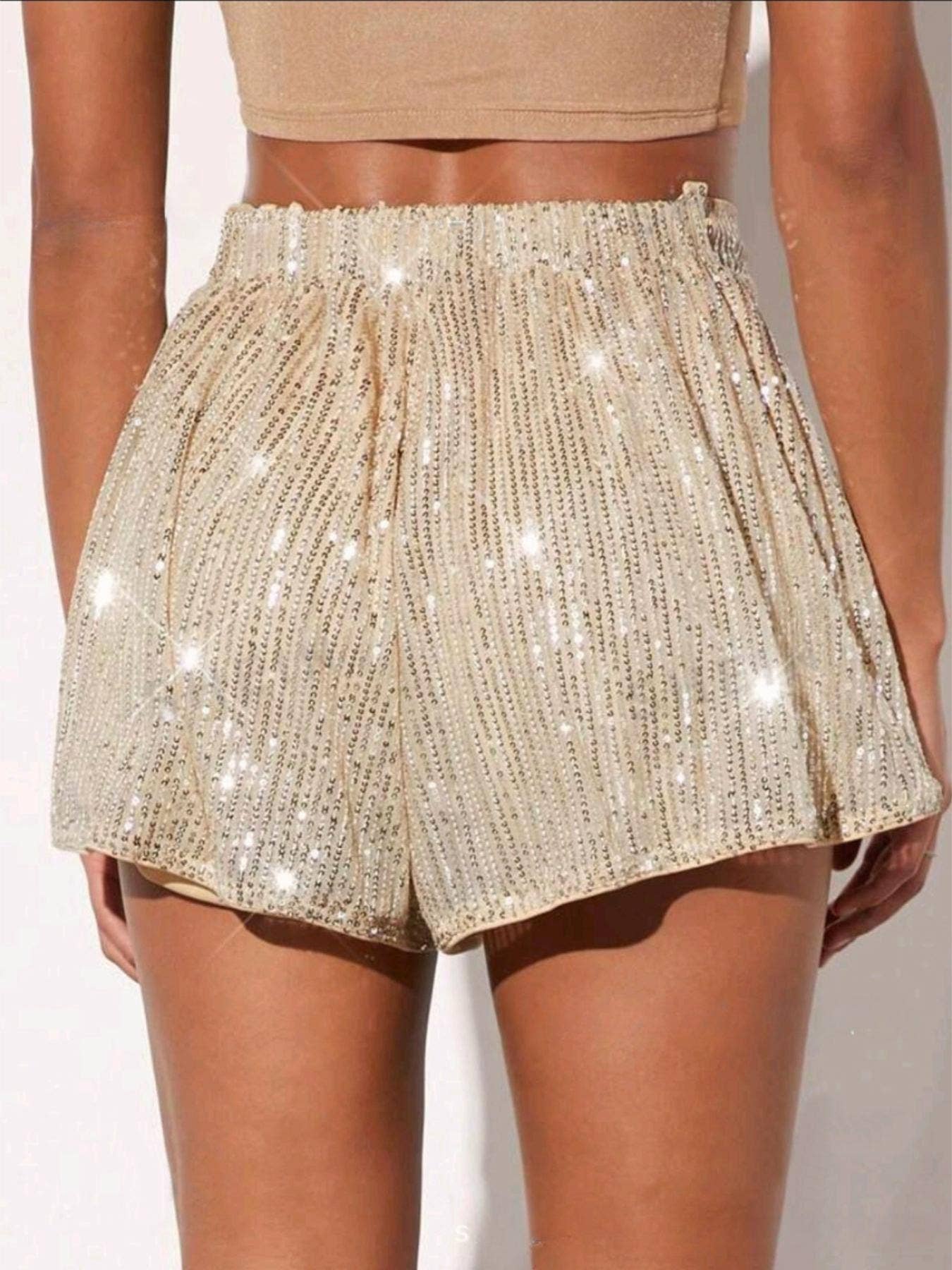 Rosa Clothing - Wholesale Shorts - Women's - Party sequin shorts5