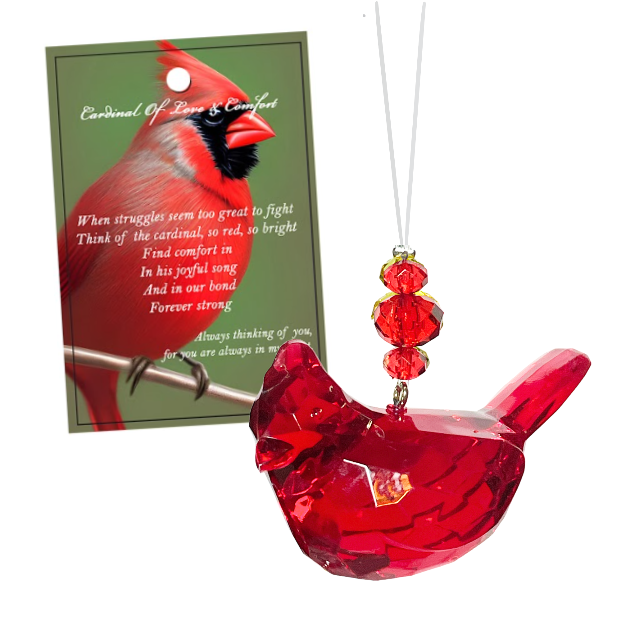 Elskandi - Wholesale Ornament - Cardinal Ornament - Love & Comfort Sympathy7