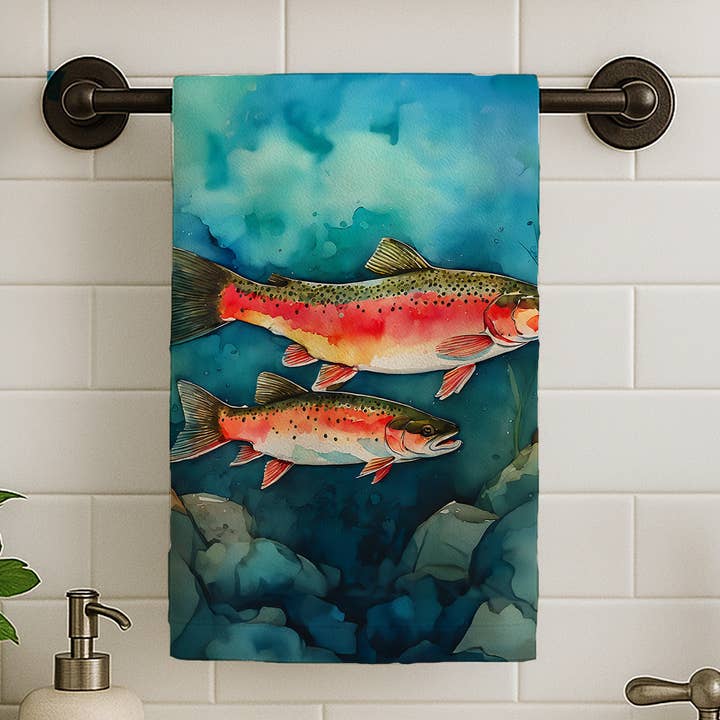 Forellenhandtuch DAC2839 für den Großhandel von Caroline's Treasures