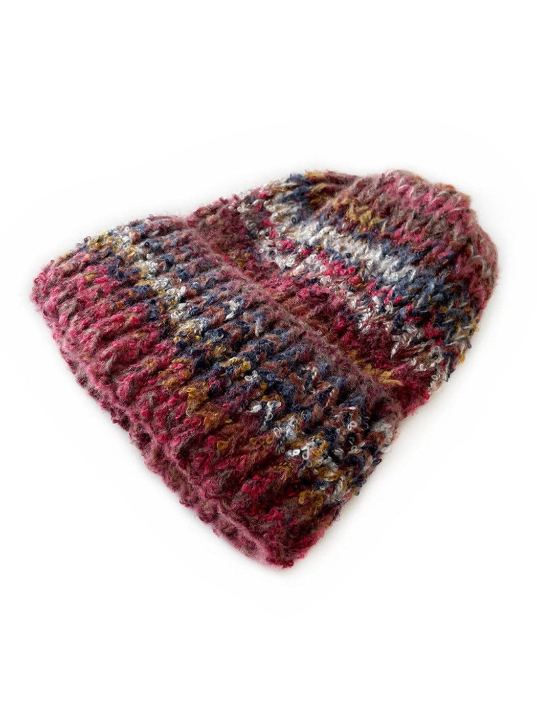 Funkyrel® Atzbranding Limited - Vendita all'ingrosso Berretto - Donna - Haila - Berretto Caldo a Maglia Vintage con Gradiente5