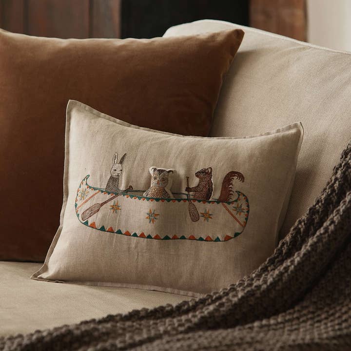 Coral & Tusk - Wholesale Throw/Decorative Pillow - Friends Canoe Pocket Pillow5