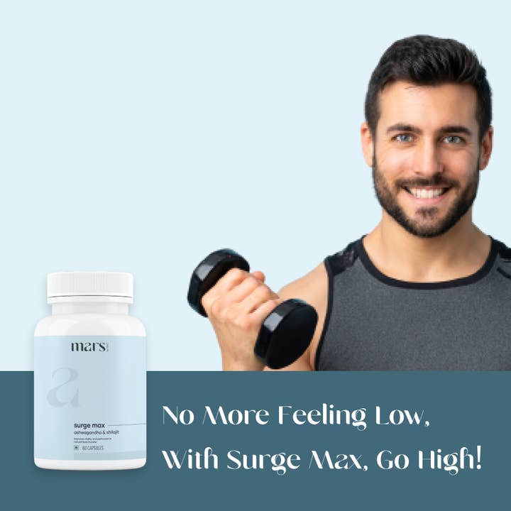 The Good health Company - Wholesale Oral Supplement/Vitamin - Mars Natural Ashwagandha Caps: Powered with Shilajit & Safed3