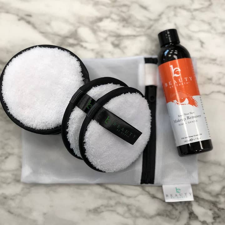 Beauty By Earth - Wholesale Make-up remover - Makeup Remover Pads - Microfiber (5-Pack)5