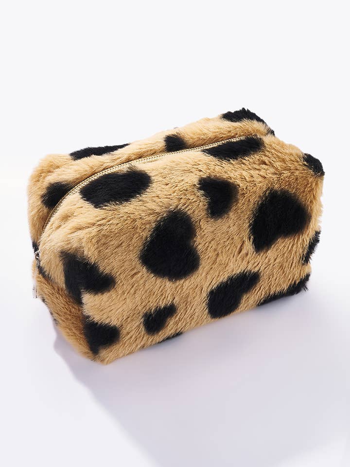 Heart pattern faux fur kit CY210JH for wholesale by BYREN | ÉLINE L'ATELIER