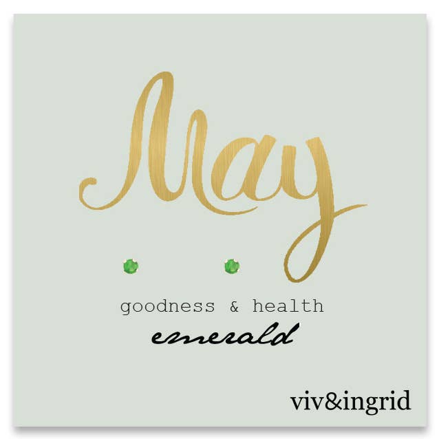 Viv & Ingrid - Wholesale Stud/Post Earrings - Set of 24 Birthstone CZ Posts - 3mm & 4mm5