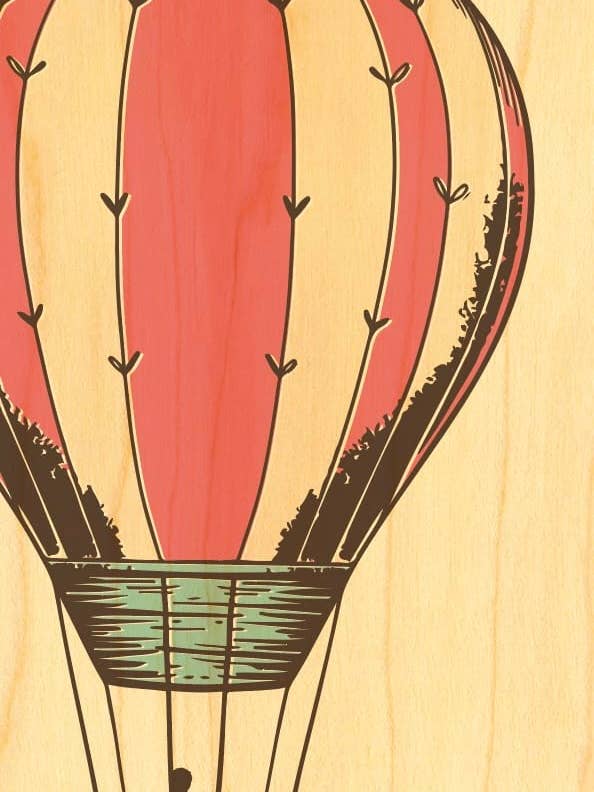 MARCAPÁGINAS DE MADERA GLOBO AEROSTÁTICO para venta al por mayor de Hironwoods