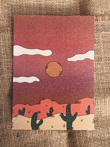 Rosa Himmel Kaktus Tryck för wholesale av Graphics and Grain