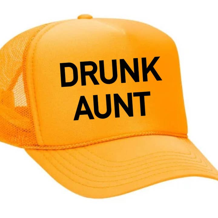 Inappropriate Trucker Hats - Wholesale Trucker Hat - Women's - Drunk Aunt Trucker Hat7
