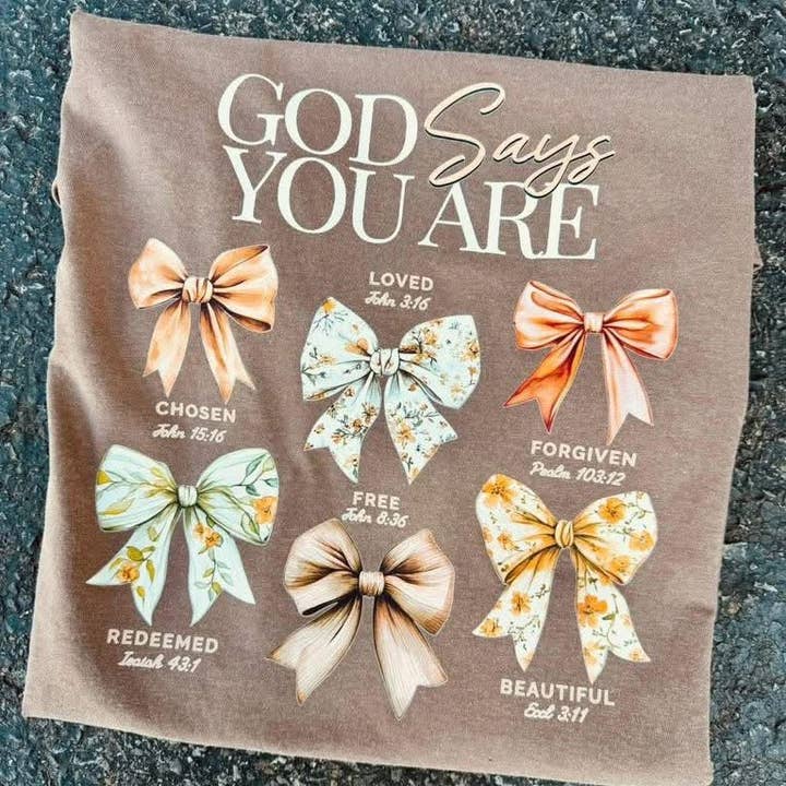 Gud säger höst bekväma färger grafisk t-shirt för wholesale av ZZ Threadz